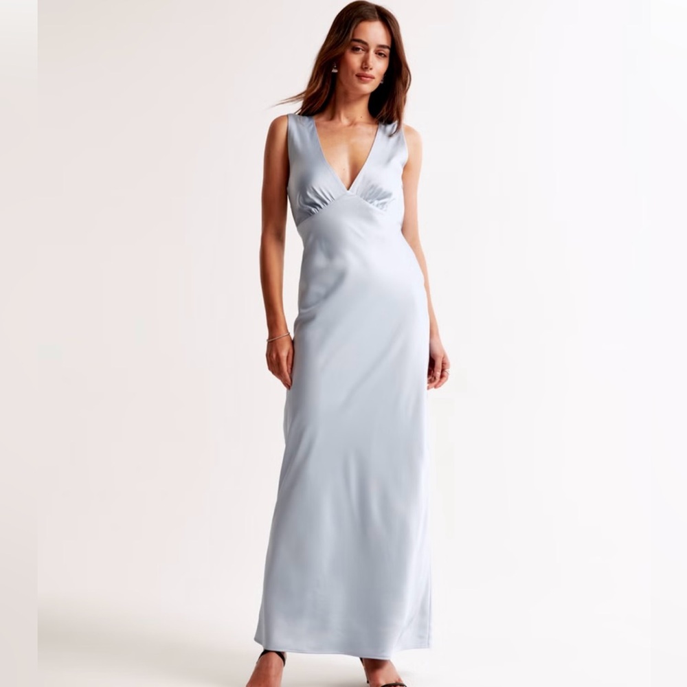 NWT Abercrombie Plunge Cowl Maxi